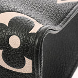 LOUIS VUITTON ルイヴィトン モノグラムアンプラント オンザゴー PM 2WAY ブラック/ベージュ M45659 レディース レザー ハンドバッグ ABランク 中古 銀蔵