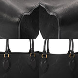 LOUIS VUITTON ルイヴィトン モノグラムアンプラント オンザゴー GM 2WAY ノワール M44925 レディース レザー ハンドバッグ Bランク 中古 銀蔵