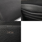 CHRISTIAN DIOR クリスチャンディオール ストラップ付ジップポーチ ブラック 2ESBC119CDI_H00N メンズ カーフ ショルダーバッグ Bランク 中古 銀蔵