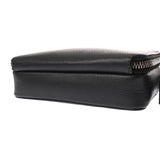 CHRISTIAN DIOR クリスチャンディオール ストラップ付ジップポーチ ブラック 2ESBC119CDI_H00N メンズ カーフ ショルダーバッグ Bランク 中古 銀蔵