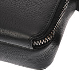 CHRISTIAN DIOR クリスチャンディオール ストラップ付ジップポーチ ブラック 2ESBC119CDI_H00N メンズ カーフ ショルダーバッグ Bランク 中古 銀蔵
