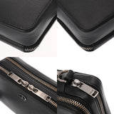 CHRISTIAN DIOR クリスチャンディオール ストラップ付ジップポーチ ブラック 2ESBC119CDI_H00N メンズ カーフ ショルダーバッグ Bランク 中古 銀蔵
