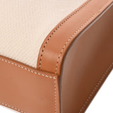 CELINE セリーヌ スモール バーティカル カバ 2WAY ナチュラル/タン 192082BNZ.02NT レディース キャンバス カーフ ハンドバッグ Aランク 中古 銀蔵