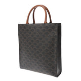 CELINE セリーヌ スモール バーティカル カバ トリオンフ ブラウン 191542BZK.04LU レディース PVC カーフ ハンドバッグ Aランク 中古 銀蔵