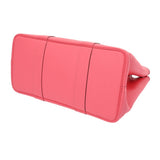 HERMES エルメス ガーデンパーティ PM ローズアザレ D刻印(2019年頃) レディース ヴォーエプソン ハンドバッグ ABランク 中古 銀蔵