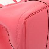 HERMES エルメス ガーデンパーティ PM ローズアザレ D刻印(2019年頃) レディース ヴォーエプソン ハンドバッグ ABランク 中古 銀蔵