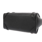 CELINE セリーヌ ラゲージ ナノ ブラック 189243DRU.38NO レディース ドラムドカーフスキン ハンドバッグ ABランク 中古 銀蔵