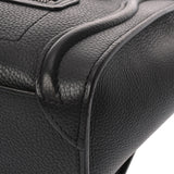 CELINE セリーヌ ラゲージ ナノ ブラック 189243DRU.38NO レディース ドラムドカーフスキン ハンドバッグ ABランク 中古 銀蔵