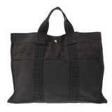 HERMES エルメス エールライン MM グレー ユニセックス キャンバス トートバッグ Bランク 中古 銀蔵