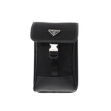 PRADA プラダ フォンショルダー ブラック 2ZH109 レディース ナイロン/サフィアーノレザー ショルダーバッグ Aランク 中古 銀蔵