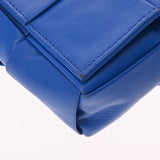 BOTTEGAVENETA ボッテガヴェネタ カセット マキシイントレ ブルー 651053 レディース レザー ウエストバッグ ABランク 中古 銀蔵