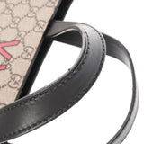 GUCCI グッチ GGスプリーム 2WAYトートバッグ ウルフプリント ベージュ 450950 レディース GGスプリームキャンバス/レザー ショルダーバッグ ABランク 中古 銀蔵