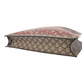 GUCCI グッチ GGスプリーム 2WAYトートバッグ ウルフプリント ベージュ 450950 レディース GGスプリームキャンバス/レザー ショルダーバッグ ABランク 中古 銀蔵