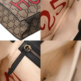 GUCCI グッチ GGスプリーム 2WAYトートバッグ ウルフプリント ベージュ 450950 レディース GGスプリームキャンバス/レザー ショルダーバッグ ABランク 中古 銀蔵