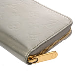 LOUIS VUITTON ルイヴィトン モノグラムヴェルニ ジッピーウォレット シルバー レディース モノグラムヴェルニ 長財布 ABランク 中古 銀蔵
