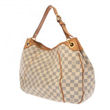 LOUIS VUITTON ルイヴィトン ダミエアズール ガリエラ PM ホワイト N55215 レディース ダミエキャンバス ハンドバッグ Bランク 中古 銀蔵