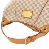 LOUIS VUITTON ルイヴィトン ダミエアズール ガリエラ PM ホワイト N55215 レディース ダミエキャンバス ハンドバッグ Bランク 中古 銀蔵