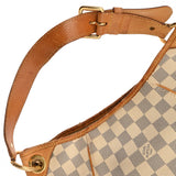 LOUIS VUITTON ルイヴィトン ダミエアズール ガリエラ PM ホワイト N55215 レディース ダミエキャンバス ハンドバッグ Bランク 中古 銀蔵