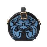 LOUIS VUITTON ルイヴィトン プティポワットシャポー ブラック/ブルー M52341 レディース カーフ ショルダーバッグ Aランク 中古 銀蔵