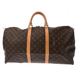 LOUIS VUITTON ルイヴィトン モノグラム キーポル 55 ブラウン M41424 ユニセックス モノグラムキャンバス ボストンバッグ ABランク 中古 銀蔵