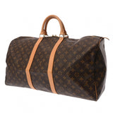 LOUIS VUITTON ルイヴィトン モノグラム キーポル 55 ブラウン M41424 ユニセックス モノグラムキャンバス ボストンバッグ ABランク 中古 銀蔵