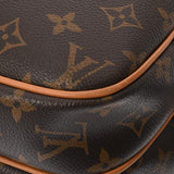 LOUIS VUITTON ルイヴィトン モノグラム リポーター PM ブラウン M45254 ユニセックス モノグラムキャンバス ショルダーバッグ ABランク 中古 銀蔵