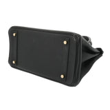 HERMES エルメス バーキン 30 ブラック □O刻印(2011年頃) レディース トゴ ハンドバッグ Aランク 中古 銀蔵