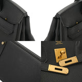 HERMES エルメス バーキン 30 ブラック □O刻印(2011年頃) レディース トゴ ハンドバッグ Aランク 中古 銀蔵