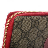 GUCCI グッチ ラウンドファスナー ボスコパッチ 長財布 ベージュ 506279 レディース GGスプリームキャンバス 長財布 ABランク 中古 銀蔵