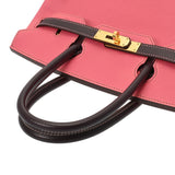 HERMES エルメス バーキン 30 SPオーダー ローズアザレ/カシス A刻印(2017年頃) レディース ヴォーエプソン ハンドバッグ Aランク 中古 銀蔵