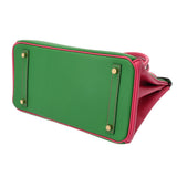 HERMES エルメス バーキン 30 SPオーダー バンブー/ローズティリアン R刻印(2014年頃) レディース ヴォーエプソン ハンドバッグ Aランク 中古 銀蔵