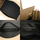 SAINT LAURENT サンローラン サックドジュールナノ ベージュ 398711 レディース レザー ハンドバッグ Aランク 中古 銀蔵