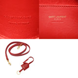 SAINT LAURENT サンローラン ベイビーカバス 2WAYバッグ レッド 372087 レディース レザー ハンドバッグ ABランク 中古 銀蔵