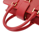 SAINT LAURENT サンローラン ベイビーカバス 2WAYバッグ レッド 372087 レディース レザー ハンドバッグ ABランク 中古 銀蔵