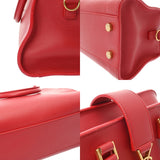 SAINT LAURENT サンローラン ベイビーカバス 2WAYバッグ レッド 372087 レディース レザー ハンドバッグ ABランク 中古 銀蔵