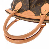 LOUIS VUITTON ルイヴィトン モノグラム ティボリ PM ブラウン M40143 レディース モノグラムキャンバス ハンドバッグ ABランク 中古 銀蔵