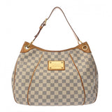 LOUIS VUITTON ルイヴィトン ダミエアズール ガリエラ PM ホワイト N55215 レディース ダミエキャンバス ハンドバッグ Bランク 中古 銀蔵