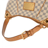 LOUIS VUITTON ルイヴィトン ダミエアズール ガリエラ PM ホワイト N55215 レディース ダミエキャンバス ハンドバッグ Bランク 中古 銀蔵