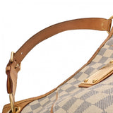 LOUIS VUITTON ルイヴィトン ダミエアズール ガリエラ PM ホワイト N55215 レディース ダミエキャンバス ハンドバッグ Bランク 中古 銀蔵