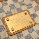LOUIS VUITTON ルイヴィトン ダミエアズール ガリエラ PM ホワイト N55215 レディース ダミエキャンバス ハンドバッグ Bランク 中古 銀蔵