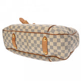 LOUIS VUITTON ルイヴィトン ダミエアズール ガリエラ PM ホワイト N55215 レディース ダミエキャンバス ハンドバッグ Bランク 中古 銀蔵