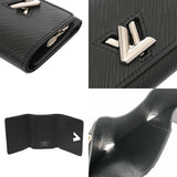 LOUIS VUITTON ルイヴィトン エピ ポルトフォイユツイスト XS ノワール M63322 ユニセックス 三つ折り財布 Aランク 中古 銀蔵