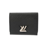 LOUIS VUITTON ルイヴィトン エピ ポルトフォイユツイスト XS ノワール M63322 ユニセックス 三つ折り財布 Aランク 中古 銀蔵