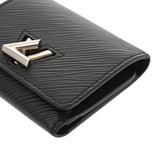 LOUIS VUITTON ルイヴィトン エピ ポルトフォイユツイスト XS ノワール M63322 ユニセックス 三つ折り財布 Aランク 中古 銀蔵