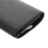 LOUIS VUITTON ルイヴィトン エピ ポルトフォイユツイスト XS ノワール M63322 ユニセックス 三つ折り財布 Aランク 中古 銀蔵