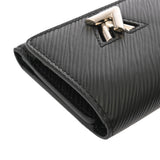 LOUIS VUITTON ルイヴィトン エピ ポルトフォイユツイスト XS ノワール M63322 ユニセックス 三つ折り財布 Aランク 中古 銀蔵
