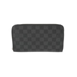 LOUIS VUITTON ルイヴィトン ダミエグラフィット ジッピーオーガナイザー ブラック/グレー N63077 メンズ ダミエキャンバス 長財布 Bランク 中古 銀蔵
