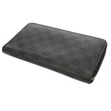 LOUIS VUITTON ルイヴィトン ダミエグラフィット ジッピーオーガナイザー ブラック/グレー N63077 メンズ ダミエキャンバス 長財布 Bランク 中古 銀蔵