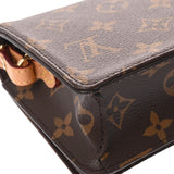 LOUIS VUITTON ルイヴィトン モノグラム ウォレットオンチェーンリリー ブラウン M82509 レディース モノグラムキャンバス ショルダーバッグ ABランク 中古 銀蔵