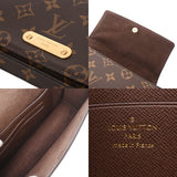 LOUIS VUITTON ルイヴィトン モノグラム ウォレットオンチェーンリリー ブラウン M82509 レディース モノグラムキャンバス ショルダーバッグ ABランク 中古 銀蔵